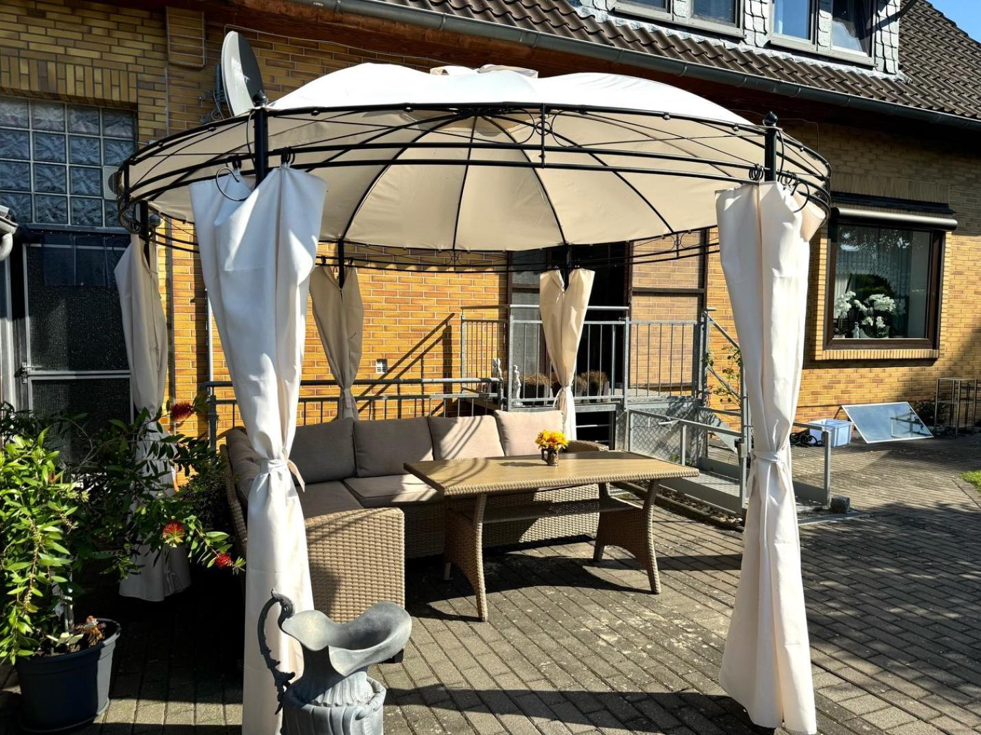 Ferien-Whg Stuenkel Nahe Steinhuder Meer Mit Garten Und Balkon ภายนอก รูปภาพ