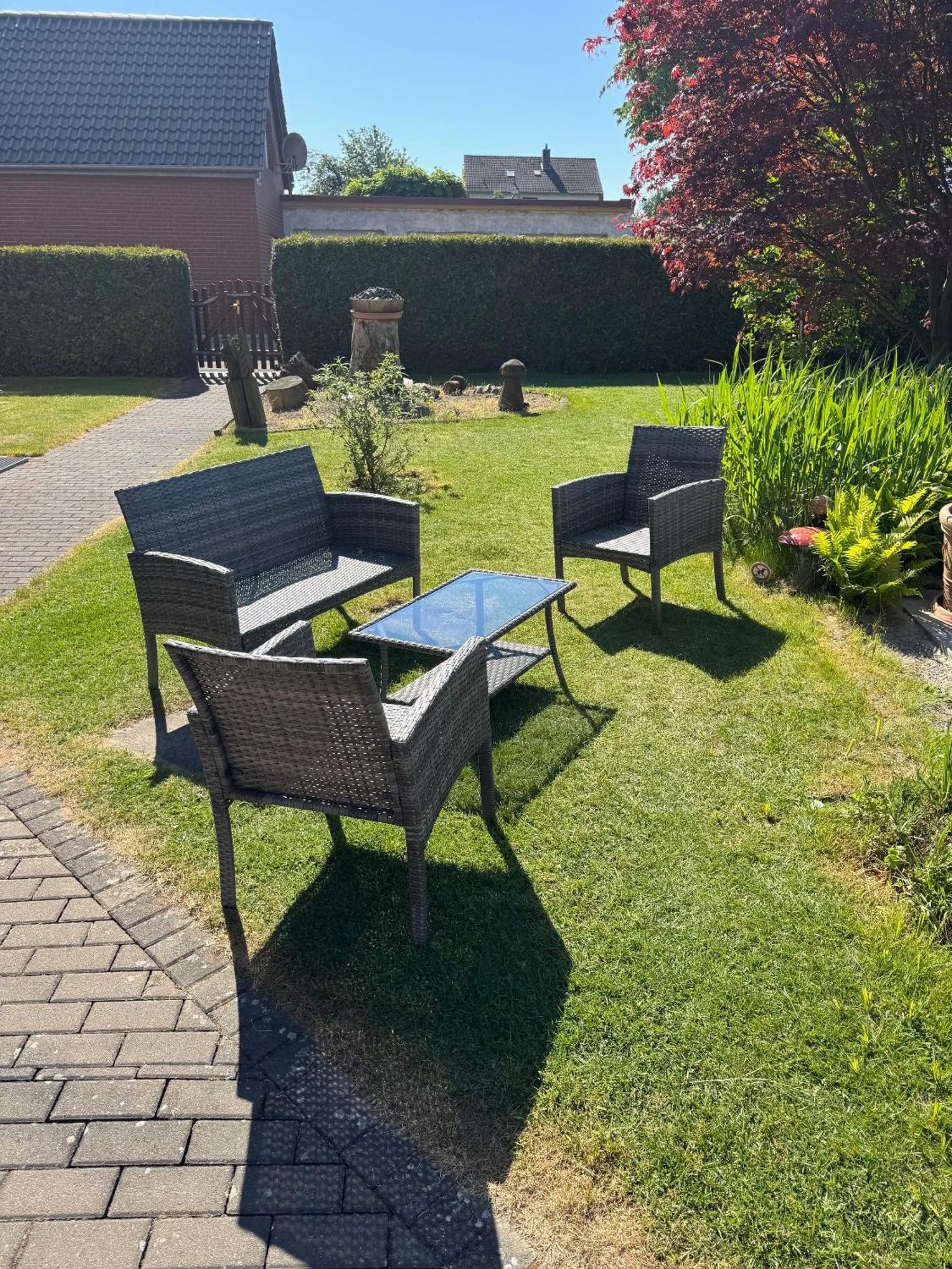 Ferien-Whg Stuenkel Nahe Steinhuder Meer Mit Garten Und Balkon ภายนอก รูปภาพ