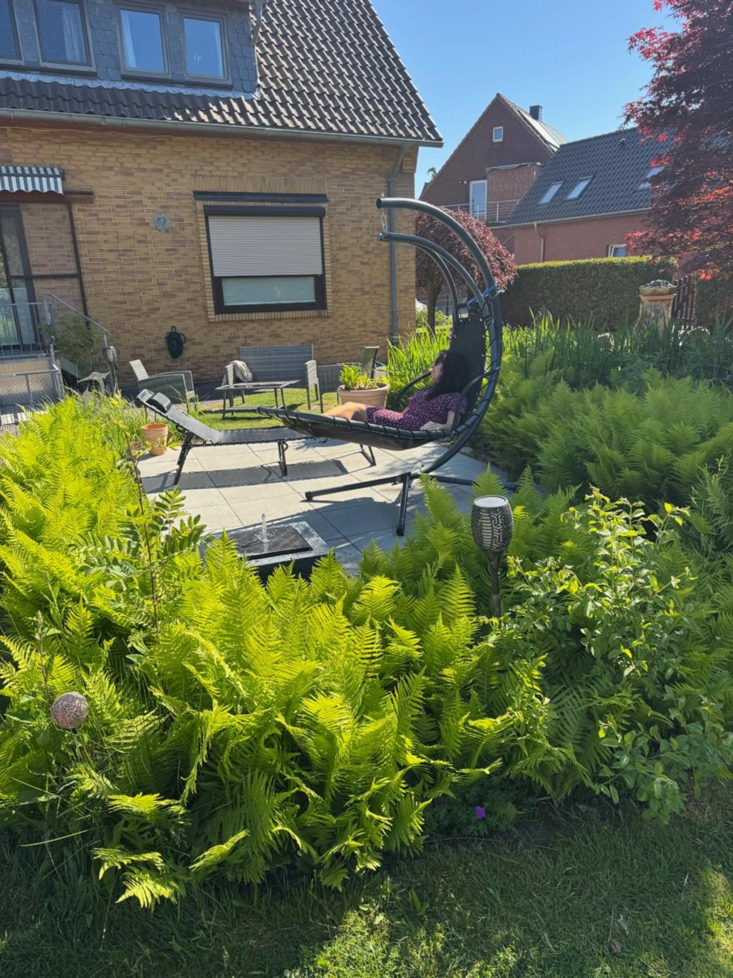 Ferien-Whg Stuenkel Nahe Steinhuder Meer Mit Garten Und Balkon ภายนอก รูปภาพ